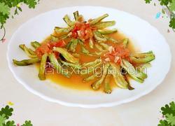 茄汁菊花茄子