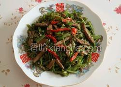 豆角辣子孜然炒肉