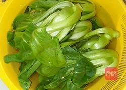 香菇青菜的做法图解1