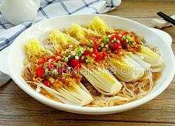 蒜蓉粉丝蒸娃娃菜