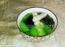 木耳丝瓜虾饺汤