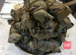 粽子 （猪肉咸蛋绿豆花生干贝虾米）的做法图解20