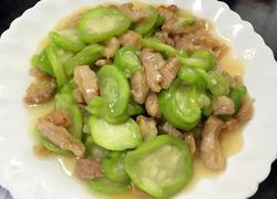 蒜香丝瓜炒肉