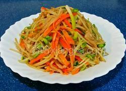 肉絲炒大豆芽菜