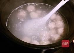 木耳菜肉丸汤的做法图解7