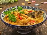 豆参煮鱼头的做法[图]