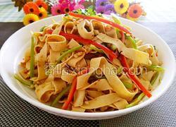 凉拌干豆腐