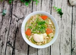 丝瓜豆腐皮鸡蛋面