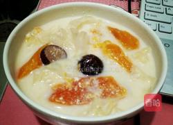 木瓜牛奶的做法图解3