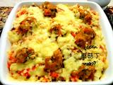 香菇丸子牛肉焗饭的做法[图]