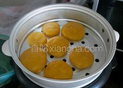 烫糯米粉南瓜蒸饼