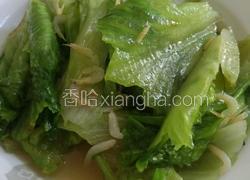 虾米炒生菜