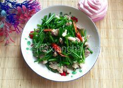 肉炒韭菜花