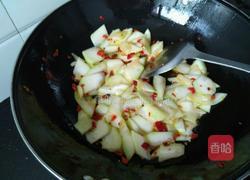 红椒炒胡瓜的做法图解4