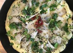 芹菜馅包蛋煎饺