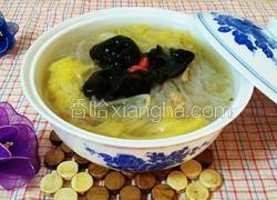 海米白菜粉丝汤