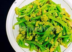 肉片炒菜花