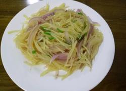 圆葱炒土豆丝