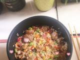 腊肠排骨电饭煲焖饭的做法[图]