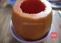 牛奶木瓜冻的做法图解4