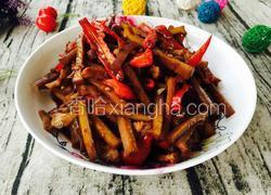 爆炒肉丝酱干