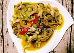 彩椒平菇炒肉片