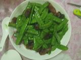 荷兰豆炒腊肠