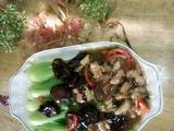 肉丁香茹青菜的做法[图]