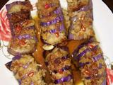 茄子酿瘦肉