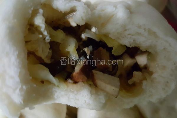 大头菜(包菜)(卷心菜)(圆白菜)素馅包子