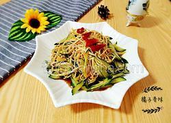 凉拌黄瓜干豆腐丝