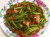 蒜苗炒肉