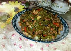 酸豆角炒肉丝