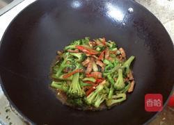 花菜炒肉的做法图解8