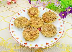 黑糖黑芝麻馅烧饼