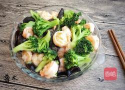 西兰花炒虾仁的做法图解5