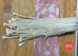 培根金针菇卷的做法图解3