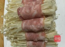 培根金针菇卷的做法图解5