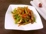 大蒜炒豆干