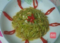 凉拌莴笋丝的做法图解5