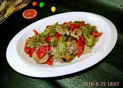 丝瓜彩椒炒肉