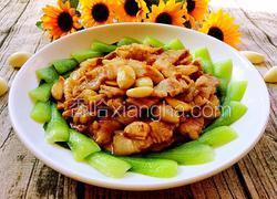 大蒜炒肉片