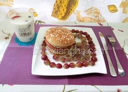 番茄鸡蛋火腿汉堡包