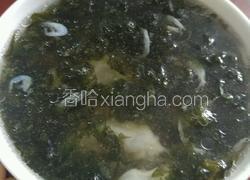 紫菜虾米小馄饨