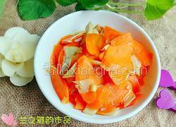 蚝香胡萝卜鲜菇片