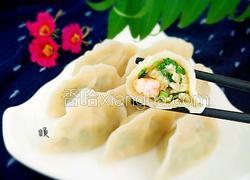 鸡蛋韭菜虾仁饺子