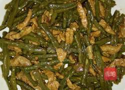 豆角炒肉丝的做法图解6