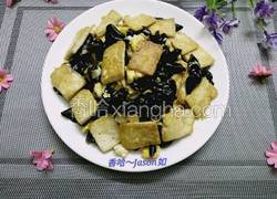 黑木耳老豆腐炒鸡蛋