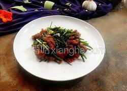 韭花炒肉