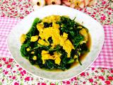 菠菜炒鸡蛋